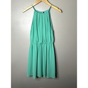 Lulus Chiffon Mint Green Dress Size Small